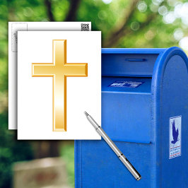 Christliches Kreuz Postkarte