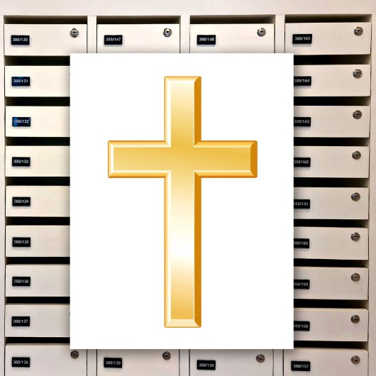 Christliches Kreuz Postkarte