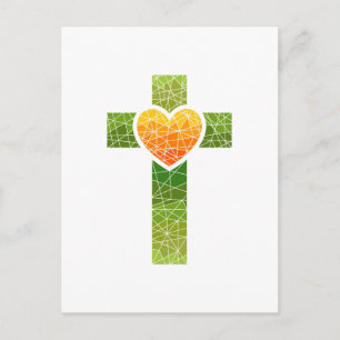 Christliches Kreuz Postkarte