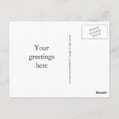 Christliches Kreuz Postkarte (Rückseite)