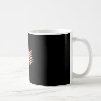 Christliches Kreuz Rot Weiß Und Gesegnet 4. Juli Kaffeetasse
