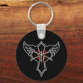 Christliches Kreuz Schlüsselanhänger (Vorderseite)