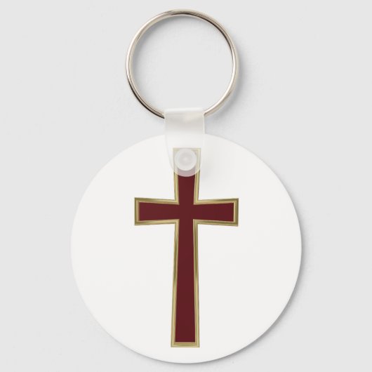 Christliches Kreuz Schlüsselanhänger (Vorderseite)