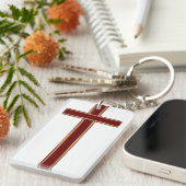 Christliches Kreuz Schlüsselanhänger (Vorderseite rechts)