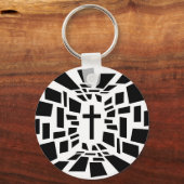 Christliches Kreuz Schlüsselanhänger (Vorderseite)