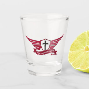 Christliches Kreuz Schnapsglas