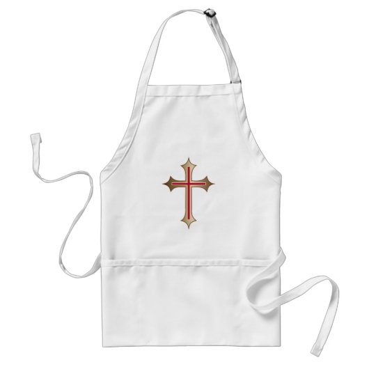 Christliches Kreuz Schürze (Vorne)