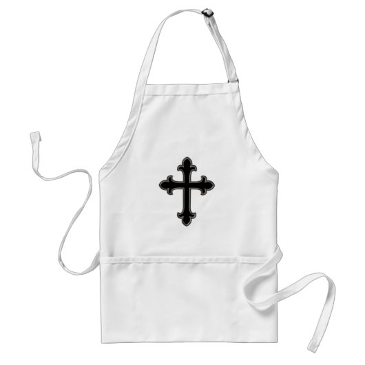 Christliches Kreuz Schürze (Vorne)