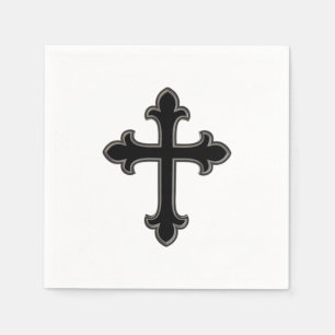Christliches Kreuz Serviette