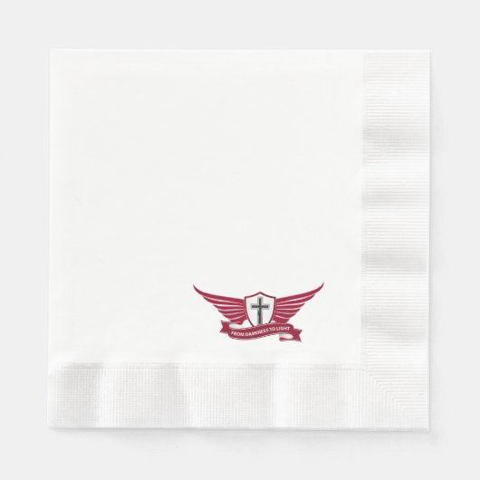 Christliches Kreuz Serviette (Vorderseite)