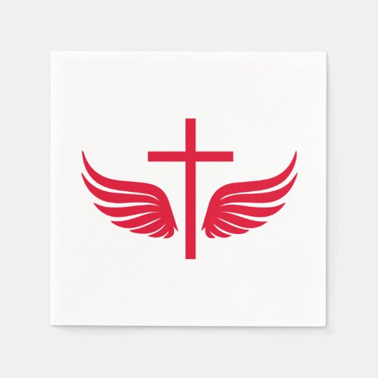 Christliches Kreuz Serviette (Vorderseite)