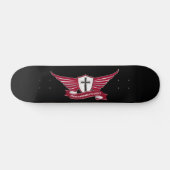 Christliches Kreuz Skateboard (Horizontal)