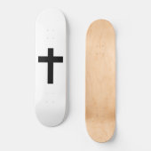 Christliches Kreuz Skateboard (Vorderseite)