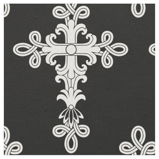 Christliches Kreuz Stoff (Nahaufnahme)