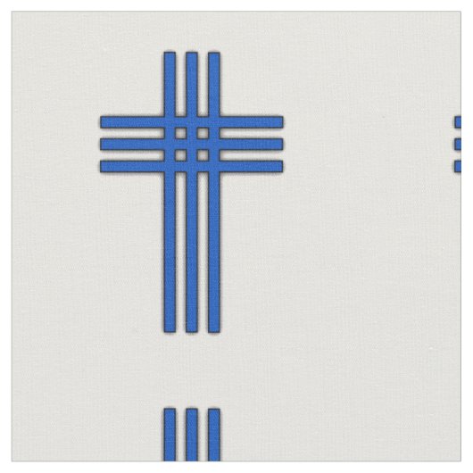 Christliches Kreuz Stoff (Nahaufnahme)