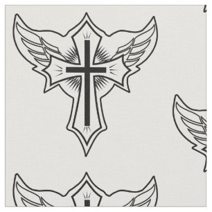 Christliches Kreuz Stoff