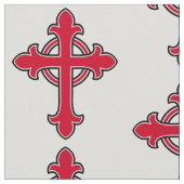 Christliches Kreuz Stoff (Nahaufnahme)
