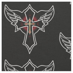 Christliches Kreuz Stoff