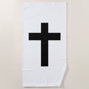 Christliches Kreuz Strandtuch