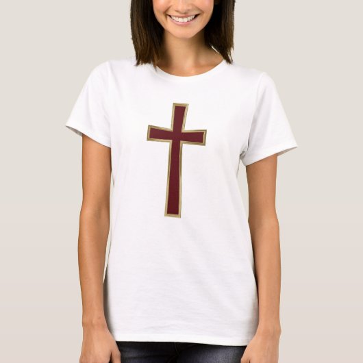 Christliches Kreuz T-Shirt (Vorderseite)