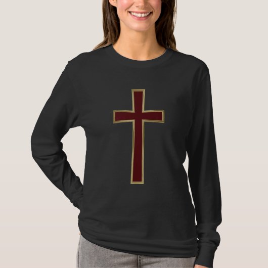 Christliches Kreuz T-Shirt (Vorderseite)