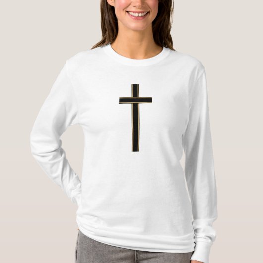 Christliches Kreuz T-Shirt (Vorderseite)