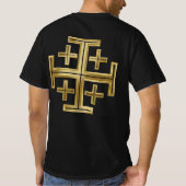 Christliches Kreuz T-Shirt (Rückseite)