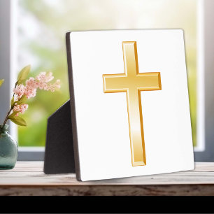 Christliches Kreuz-Täfelchen Fotoplatte