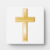 Christliches Kreuz-Täfelchen Fotoplatte (Vorderseite)