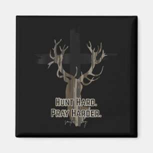 Christliches Kreuz Tarndruck Jagd Hart Bete Harter Magnet
