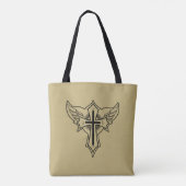 Christliches Kreuz Tasche (Rückseite)