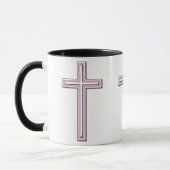 Christliches Kreuz Tasse (Links)