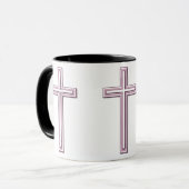 Christliches Kreuz Tasse (Vorderseite Links)