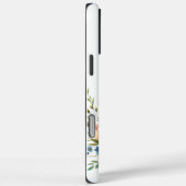 Christliches Kreuz umgeben von lebendiger Blumenbe Case-Mate iPhone Hülle (Rückseite / Rechts)