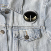 Christliches Kreuz und Heiliger Geist Button (Beispiel)