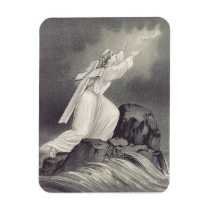 Christliches Kreuz-und-Krone-Symbol Magnet