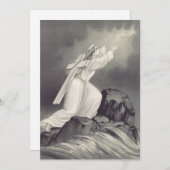 Christliches Kreuz- und Kronensymbol Dankeskarte (Vorne/Hinten)