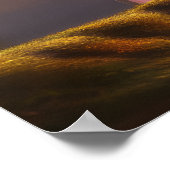 Christliches Kreuz und Regenbogen Poster (Ecke)