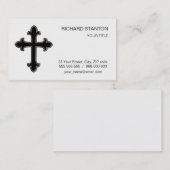 Christliches Kreuz Visitenkarte (Vorne/Hinten)