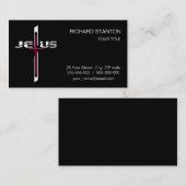 Christliches Kreuz Visitenkarte (Vorne/Hinten)