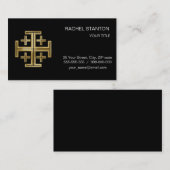 Christliches Kreuz Visitenkarte (Vorne/Hinten)
