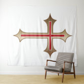 Christliches Kreuz Wandteppich (Beispiel (Horizontal))