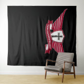 Christliches Kreuz Wandteppich (Beispiel (Horizontal))