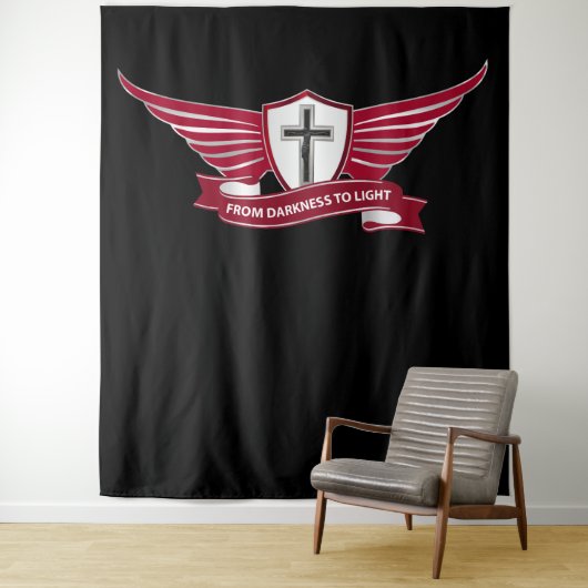 Christliches Kreuz Wandteppich (Beispiel)