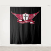 Christliches Kreuz Wandteppich (Vorderseite)