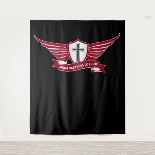 Christliches Kreuz Wandteppich (Vorderseite)