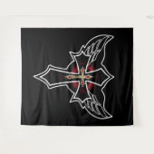 Christliches Kreuz Wandteppich (Vorderseite (Horizontal))