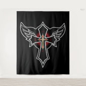 Christliches Kreuz Wandteppich (Vorderseite)