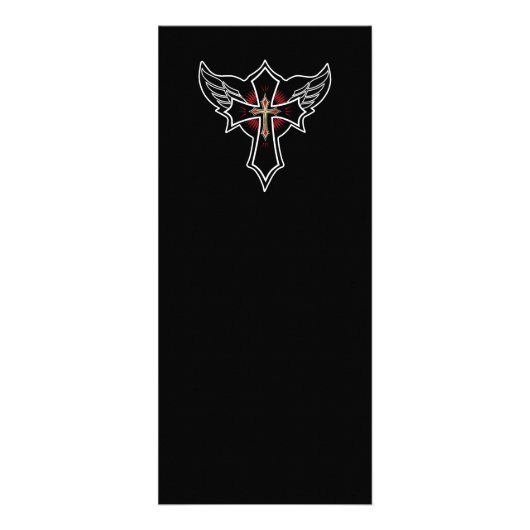 Christliches Kreuz Werbekarte (Vorne)