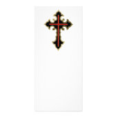 Christliches Kreuz Werbekarte (Hinten)